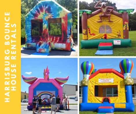 Inflatable Bounce Houses Moon Jump Party Rentals Fun Kids Jump