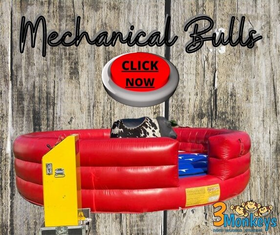 mini mechanical bull for rent