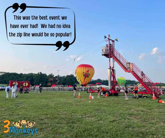 Best event zip line rental in york!