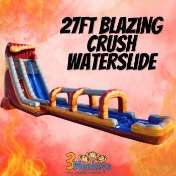 27ft Blazing Crush Waterslide