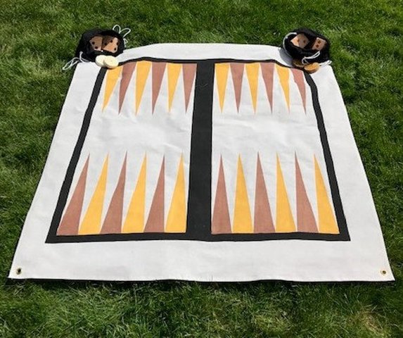 Giant Backgammon Game