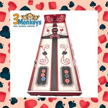 Poker Chip Flip Carnival Game