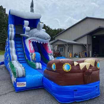 16 ft Shark Water Slide