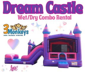 Dream Castle Bounce n Slide wet/dry Combo