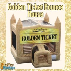 NEW for 2026 - Golden Ticket Bounce House