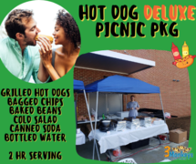 Hot Dog Deluxe Picnic Package Per Person