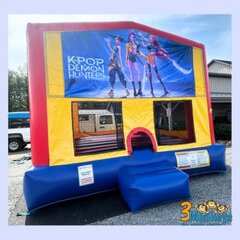 K-Pop Hunters Bounce House (#25)  16.4Lx15.4Wx13H | 7.5amps