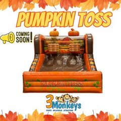 COMING SPRING 2026 - Pumpkin Toss Inflatable Game
