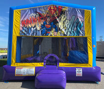 Superman Combo Bounce House  16.4Lx15.4Wx13H | 7.5amps