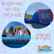 backyard water  park package
