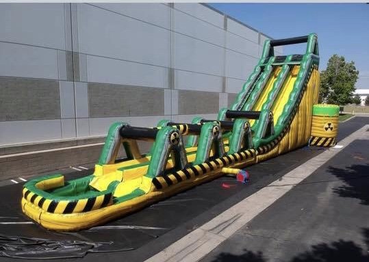 Toxic Waste 28ft waterslide w/ slip & slide