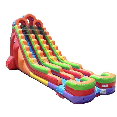 24' Tall Double Lane Rainbow Wet/Dry