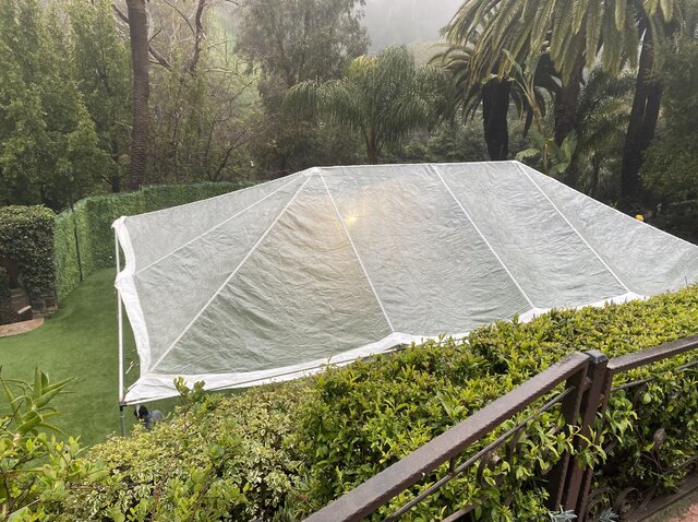 40x60 clear top frame tent