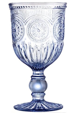 Dusty Blue Goblet Box  Style #1 (6 included Call Office)