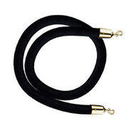 6ft Velvet Rope (black)