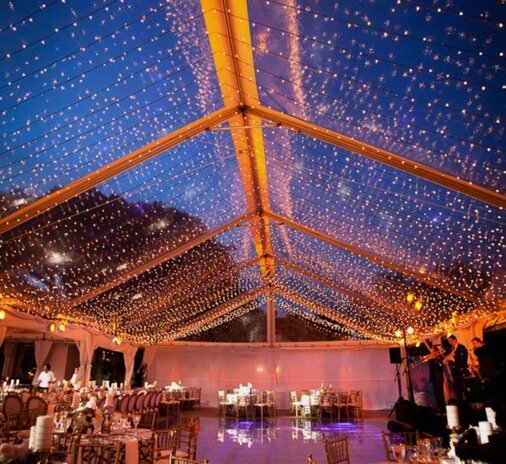 20x40 Canopy with top only twinkle lights 