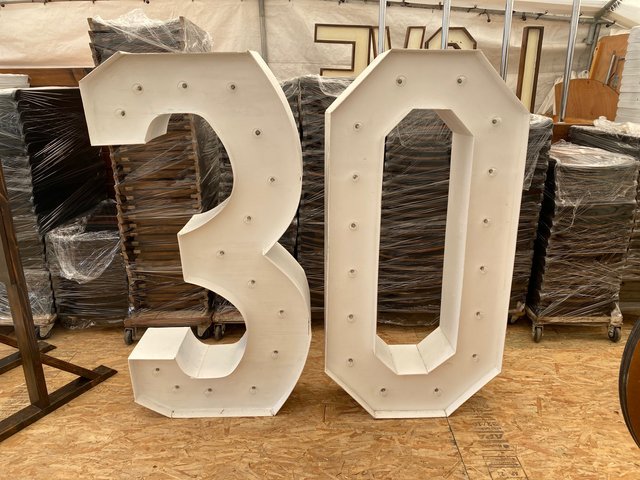 Number Marquee 5ft Each     (call office for exact numbers needed)