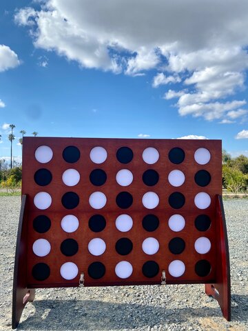 Wooden Connect Four 2ft tall x 3ft wide 