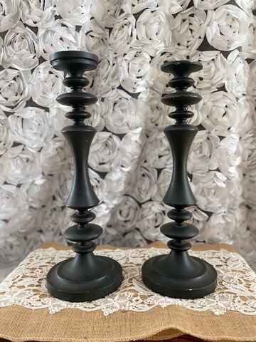 Black Candle Holders 18
