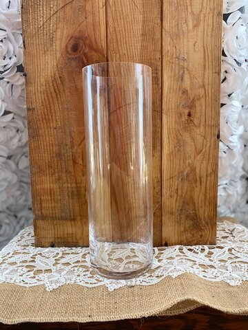  Large Glass Cylinder Candle 