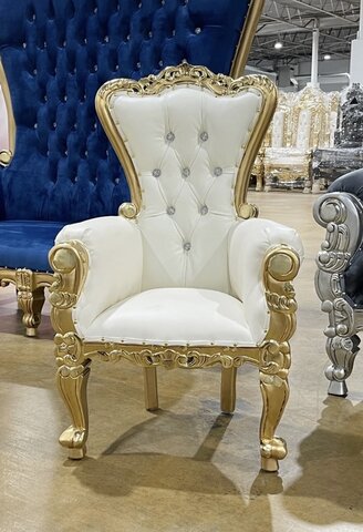 Kid White and Gold Throne