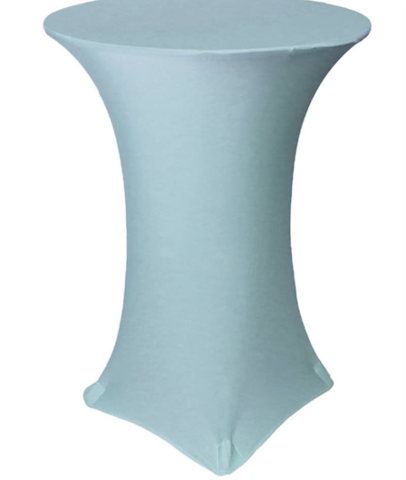 Dusty Blue Cocktail Table Spandex 30