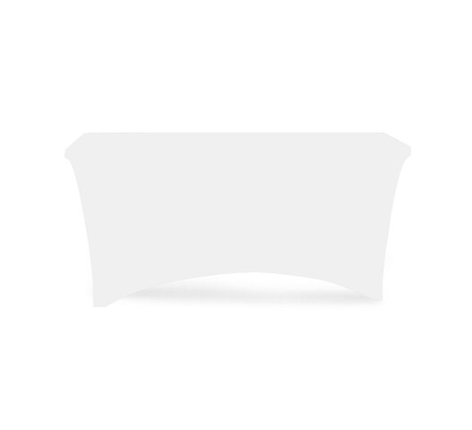 White 6ft Table Spandex