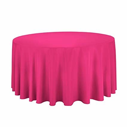 Fuchsia Round Table Linen 108