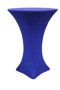 Royal Blue Spandex 30in Cocktail Table Cover