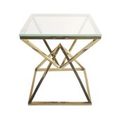 Gold Side Table 
