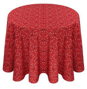 Red Bandanna 108" Round Table linen Fits our 48in Round Table to the Floor.