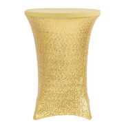  Gold Sequin Spandex for Cocktail