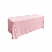 Blush Pink Polyester Linen 90x132