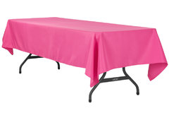 Fuchsia Polyester Linen 60x120