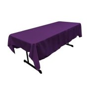 Purple Polyester Linen 60x120