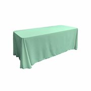 Tiffany Blue Polyester Linen 90x132