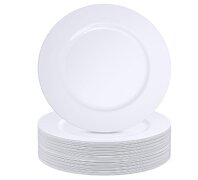 White charger plate 