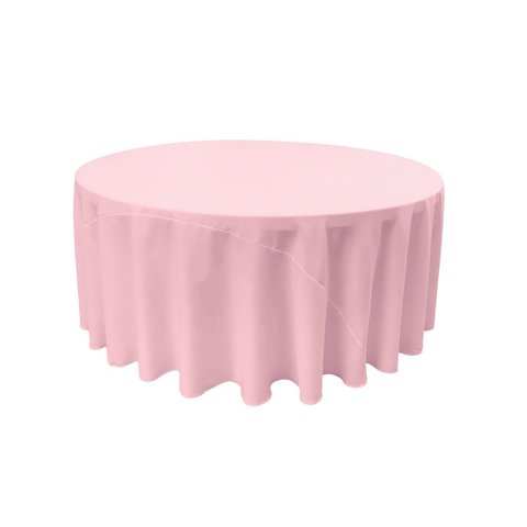 Pink Round Table Linen 120