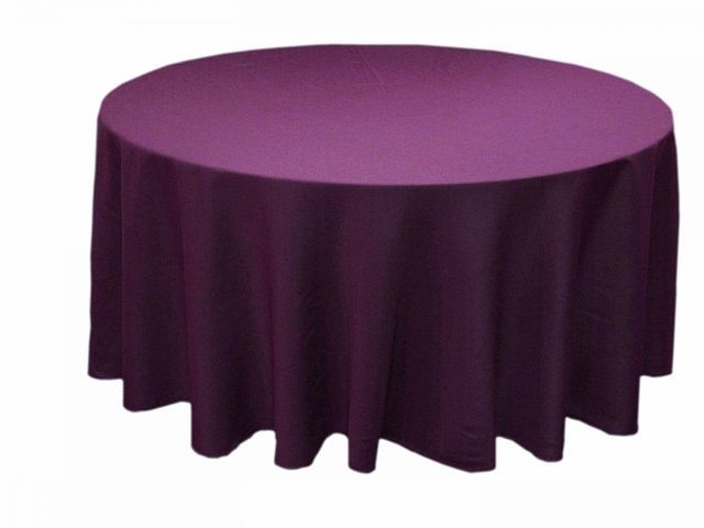 Purple Round Table Linen 132