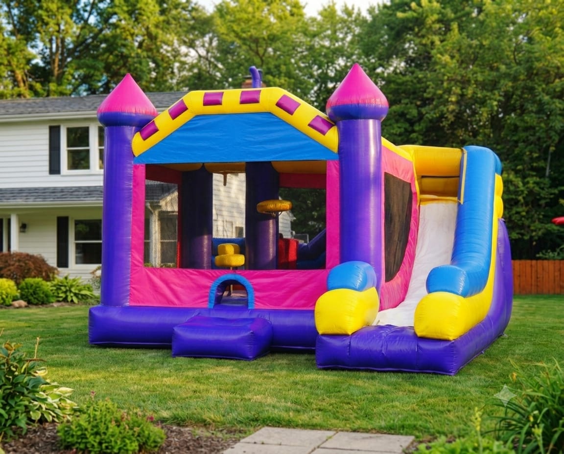 7 in 1 bounce house rentals in Chicagoland Illinois