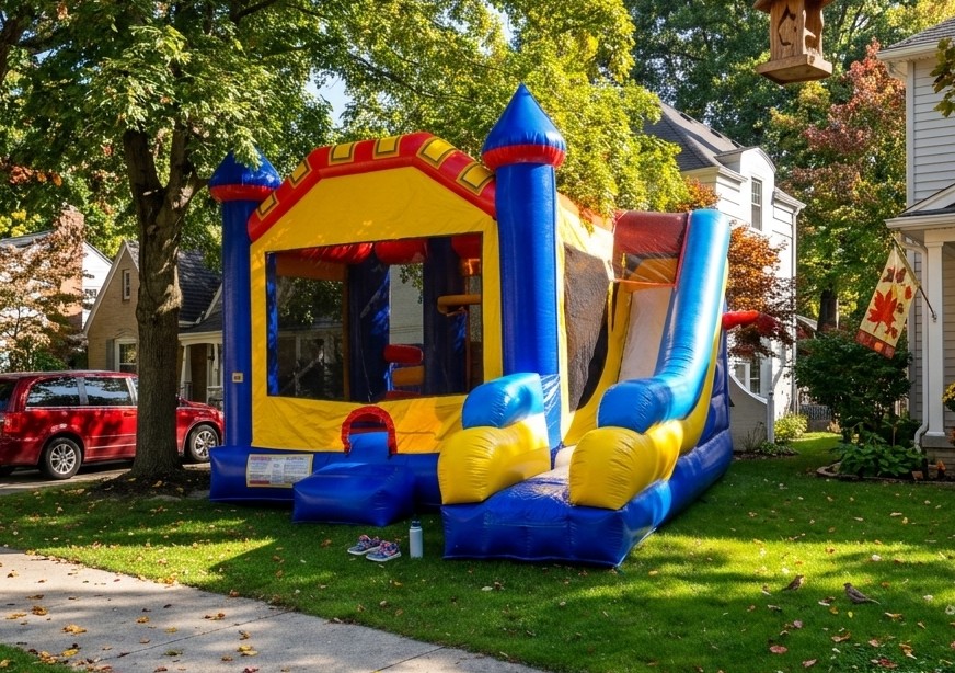 Bounce house combo rentals in Chicagoland