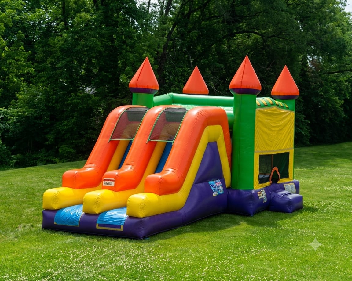 Double Slide Inflatables