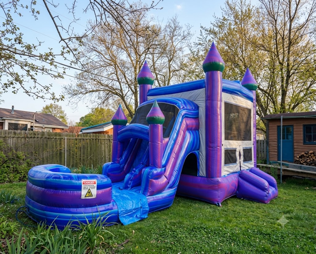 Combos with water slides