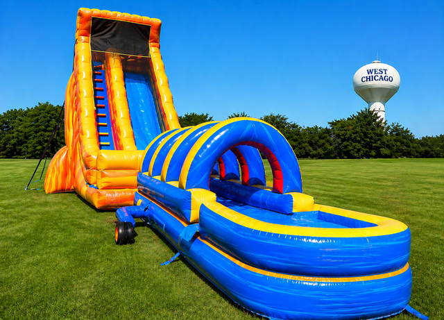 Water slide rentals in Chicagoland Illinois