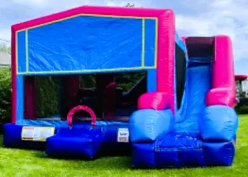 Module Pink Castle Bounce House 7-in-1, the ultimate inflatable Rentals