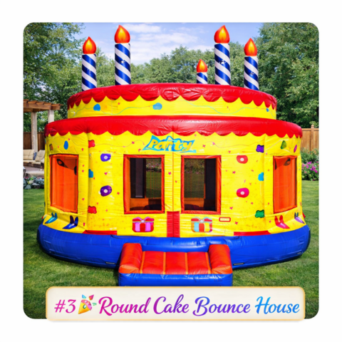 3-Round-cake-Bounce-House-Birthday