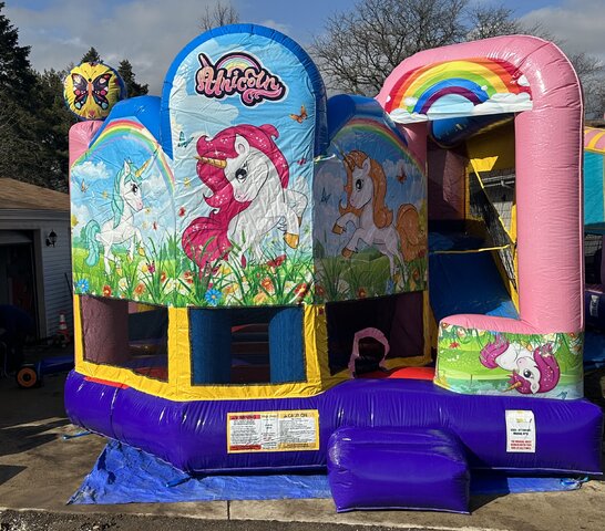 Unicorn-Bounce-House-Slide-castle-inflatable