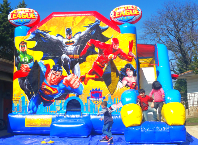 71-Justice-League-Bounce-house-7in1