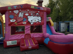 104 Hello kitty Bounce house wet/Dry