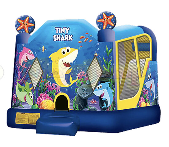 422-Tiny-Shark-Bounce-House-4in1